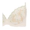 AMOSTYLE Чашечка бюстгальтер с открытой спиной шорты цветочные тени M015 E75M размер [AMOSTYLE] 3/4 бюстгальтер, и комплект, (белый),