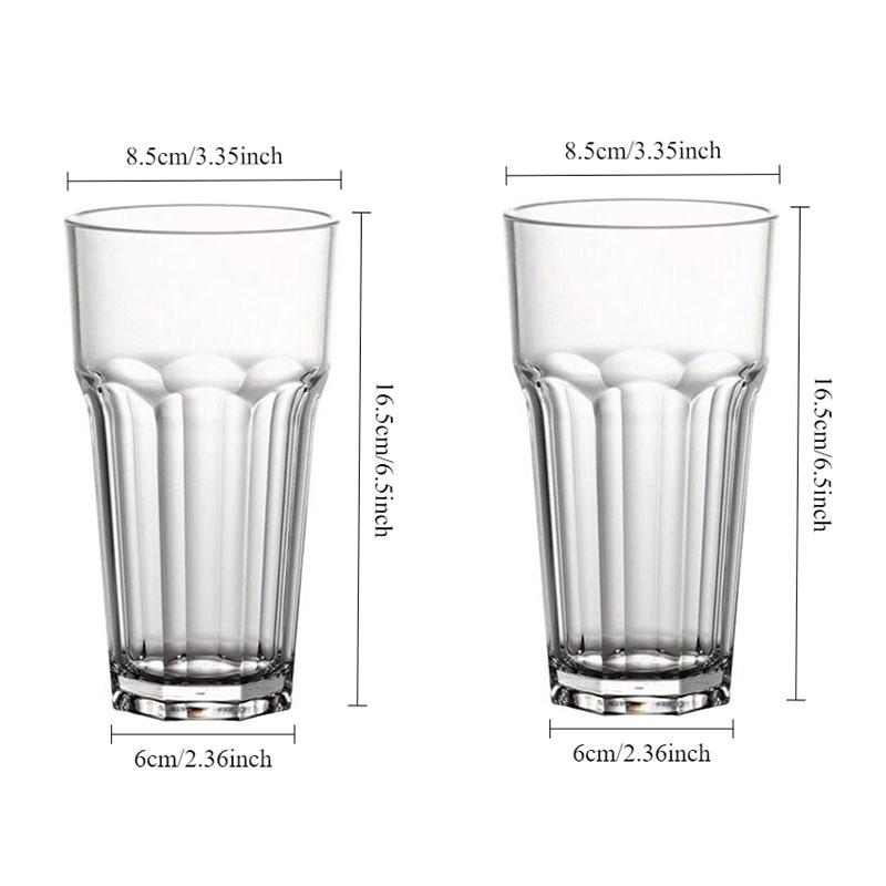 2pcs Thick Bottomed Wine Glass Household Beer Glass Whiskey Cocktail Cups Tea Beverage Mugs Glass Cup Beer Glass Christmas Gift