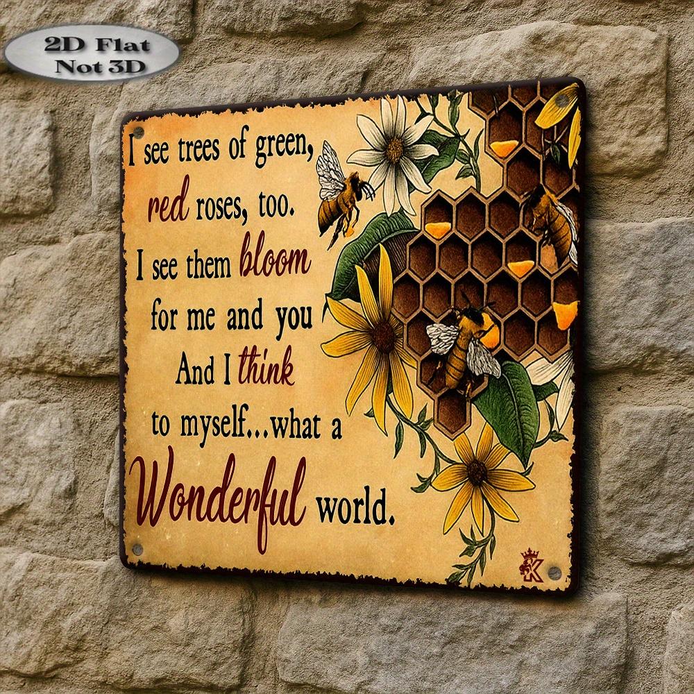 Vintage Metal Tin Sign x Rustic Louis Prima Song Lyric Wall Art for Garden Outdoor Decor Music Lover Gift