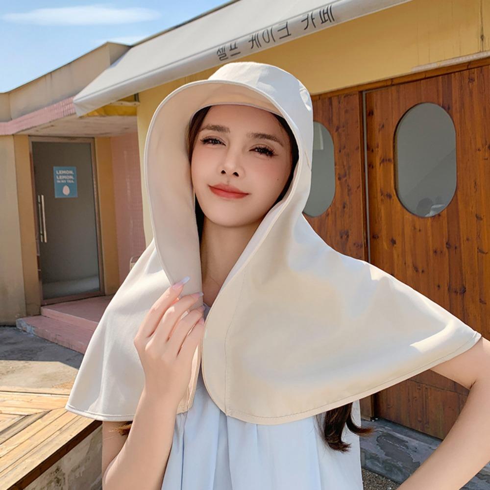 Neck Guard Shawl Fisherman Hat Anti-UV Bucket Hat New Sun Protection Cap  Surprise Gift