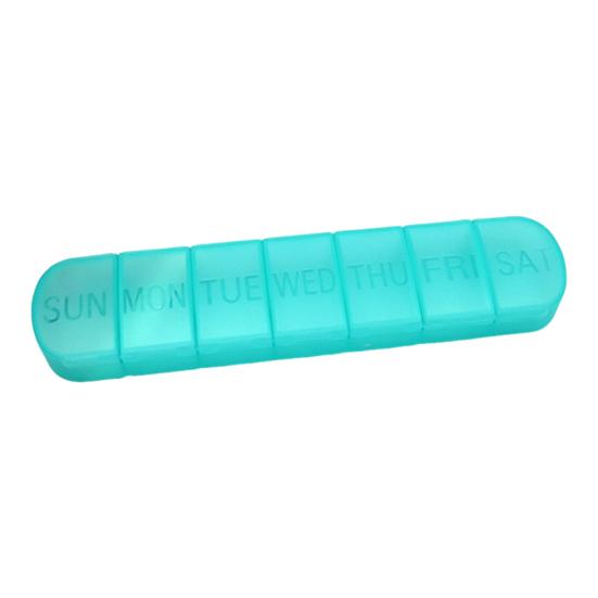 Еженедельная таблетница большой вместимости с несколькими отделениями, пыленепроницаемая, легкая, портативная, 7-дневный органайзер для витаминов и лекарств