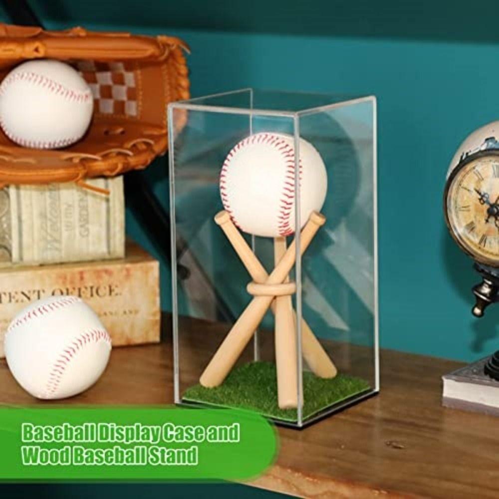 UV Protection Baseball Display Stand Acrylic Baseball Holder Case Baseball Storage Boxes Softball