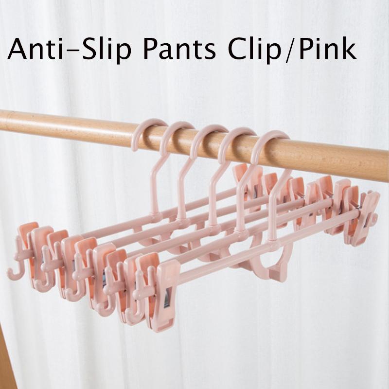 Домашняя жизнь Брюки Юбка Брюки Домашнее хранение одежды Модная сушилка с зажимами Tudung Противоскользящая полезная вешалка для хранения одежды Уникальная