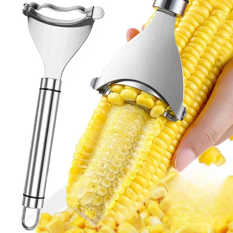3 шт. Нержавеющая сталь кукурузорезка кукурузная щетка строгальный станок молотилка многоцелевой дынный резак бытовые кухонные гаджеты инструмент