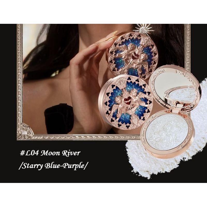 Flower Knows - Хайлайтер с тиснением "Маленький Ангел" - L04 Лунная река