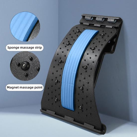 Растяжитель для поясницы, регулируемый массажер для шейного отдела позвоночника, поясницы, шеи, облегчение боли, подушка, растяжка для поясницы, растяжка для спины