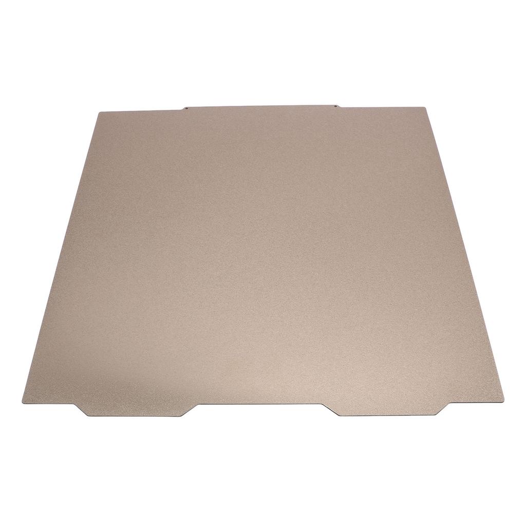 Пластина для сборки 3D-принтера 365 X 365 мм Двусторонняя Углеродное волокно PET Порошковое покрытие PEI Лист из пружинной стали для Prusa XL