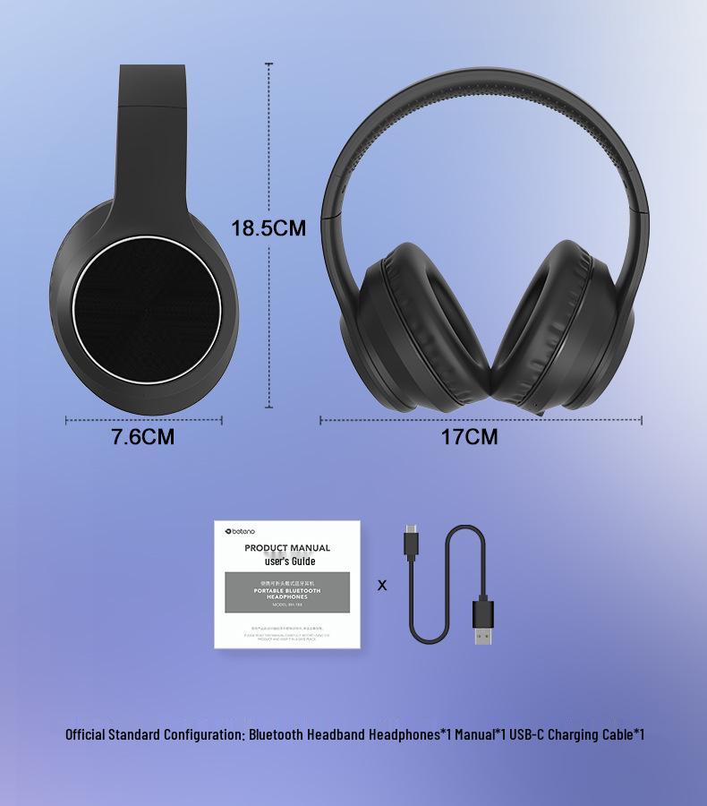 Новые полноразмерные стерео Bluetooth-наушники BH-B30 Bluetooth 5.3