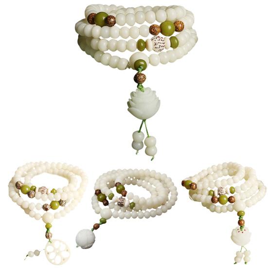 Мужские браслеты Привлекательные четки из натуральной смолы Веревочный браслет