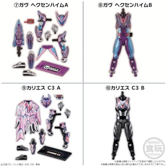 Bandai Sodo Kamen Rider Zets AGT3 Chewing Gum Food Toy Box Sale/Set 12