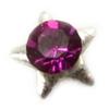 Les Trésors De Lily [L5413] — фиолетовая серебряная заклепка «Звезда»