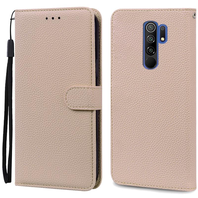 For Redmi 9 Case Soft Silicone Wallet Cover Phone Case For Xiaomi Redmi 9 Case Redmi9 Leather Flip Case Coque Fundas Shell