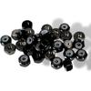 TAGATORON 2mm Aluminum Lock Nut Aluminum Alloy M2 Nylon Lock Nut Compatible Product Pack of 30 (8. Black)