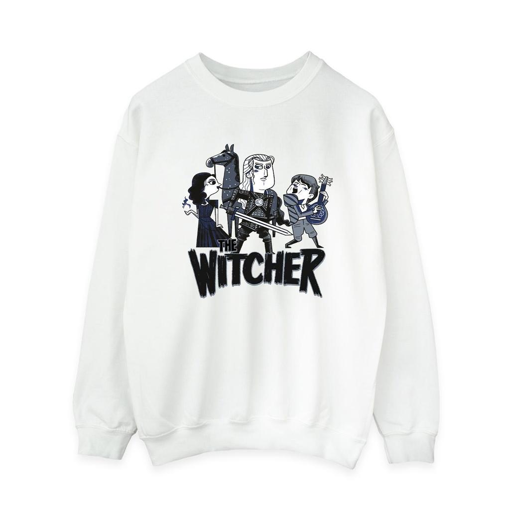 Netflix Womens/Ladies The Witcher Team Illustrated Sweatshirt