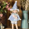 Кукла-принцесса BJD для малышей, 30 см, с длинными волосами и цветочным аксессуаром