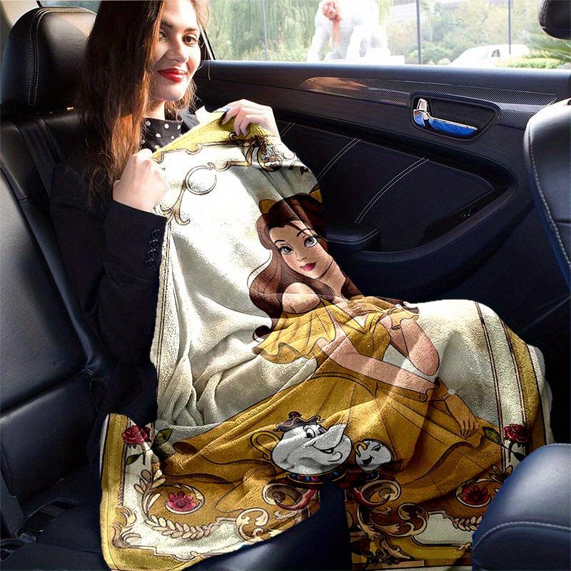 1 шт., Красавица и Чудовище Белль Желтое Платье Плед Декор для Дома, Чехол на Диван, Плед для Улицы, Подарок Друзьям, Фланелевый Плед