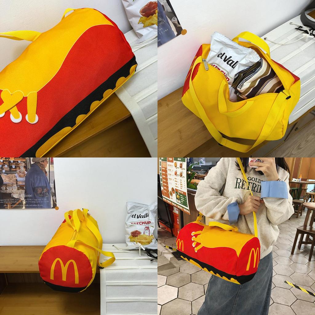 Стильная легкая водонепроницаемая сумка-тоут McDonald's для активного отдыха и фитнеса