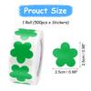 500 Labels Daisy Stickers PVC 1 Inch Daisy Shaped Sticker Labels Self-Adhesive Cute Decals for Envelope Scrapbook Award Charts