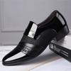 Plus Size Men's Fashion Casual Classic Business Suits Leather Shoes
