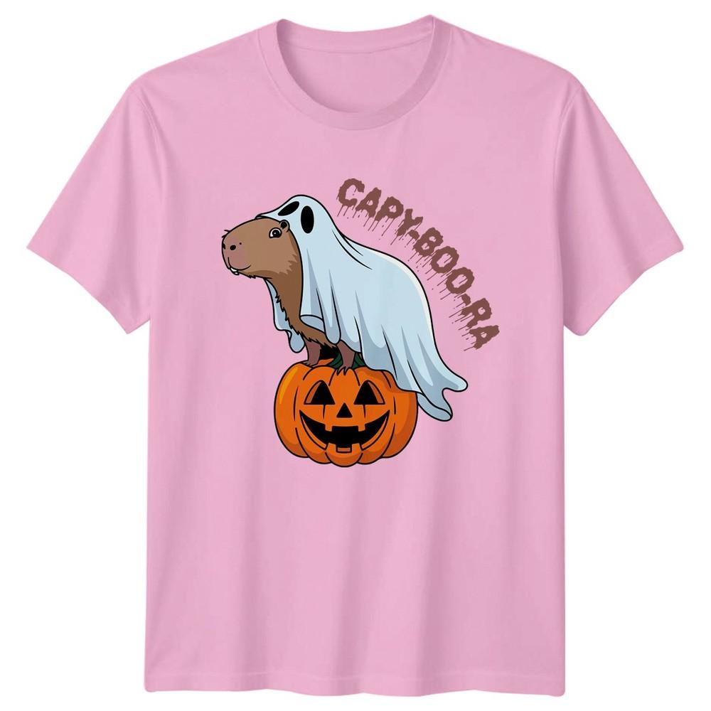 CapyBooRa TShirt Capybara Ghost Halloween Animals Gift For Him And Her