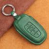 Premium Leather Key Case for Hongqi H5, HS5, HS7, and H9 - High-End Car Key Shell with Buckle