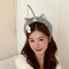 Panda Cat Fishing Plush Headband Hair Accessories Girls Cartoon Hairband  for Gift