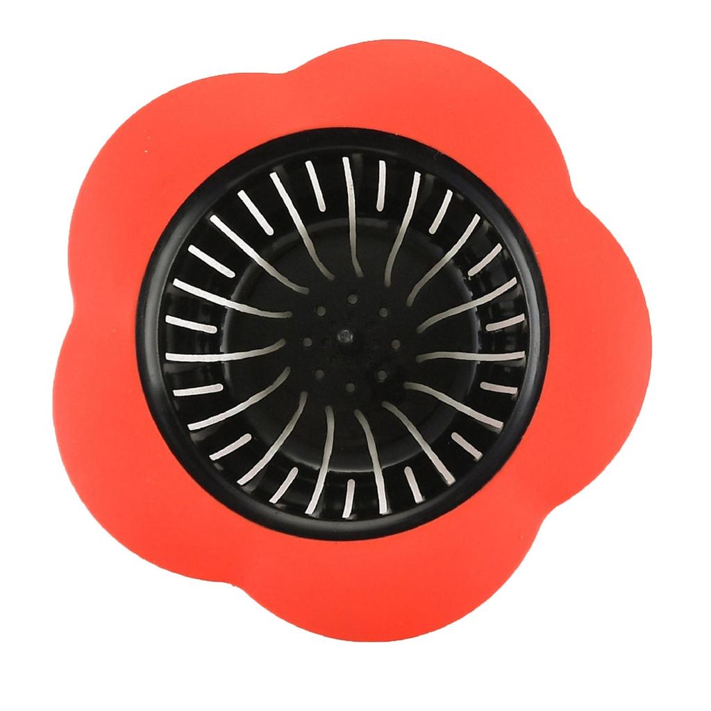 Sagit Flower Shaped Silicone TPR Kitchen Sink Strainer Bathroom Shower Sink Cover Sewer Filter Bathroom Tool
