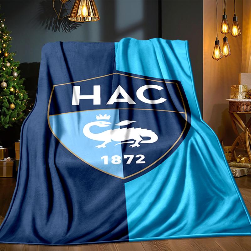 Havre Crest Blanket Lightweight Ideal Bedding Blanket Perfect for Travel, Camping, Living Rooms, Offices, Sofas, Fan Christmas gift