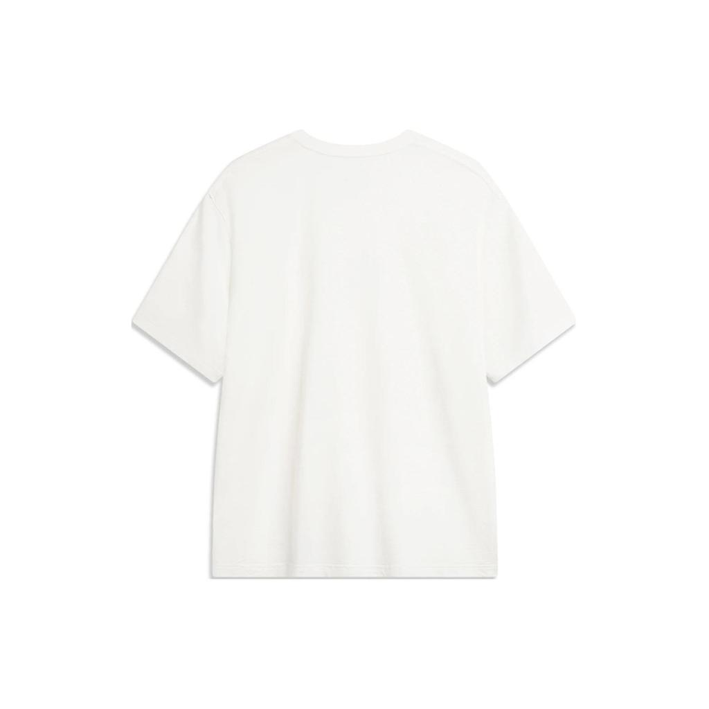 Футболка с коротким рукавом и круглым вырезом Li Ning Chinese Culture Series, мужские футболки, цвет не совсем белый AHSU321-1