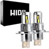 H4 LED 21600 кд Супер Техосмотр OEM Комплект фар серии S HID-ya, (кандела), Яркий, Белый, Соответствующий, Беспроводной, Размер, 12В, 2,