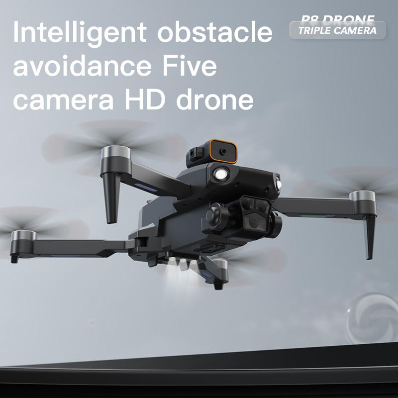 2025 New P8 Pro GPS Drone 8K 5G Brushless Motor Professional Obstacle Avoidance Brushless Motor Aerial Photography Aircraft Gifts Toys