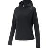 Li Ning Fitness Series Sports Casual Simple Solid Color Zipper Hooded Windbreaker Women Outerwear Black AFDV286-1