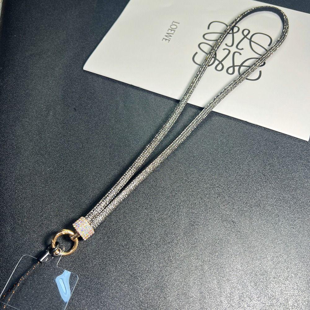 Блестящий брелок для телефона со стразами, блестящие ремешки для запястья, подвесной шнур, аксессуары для телефона