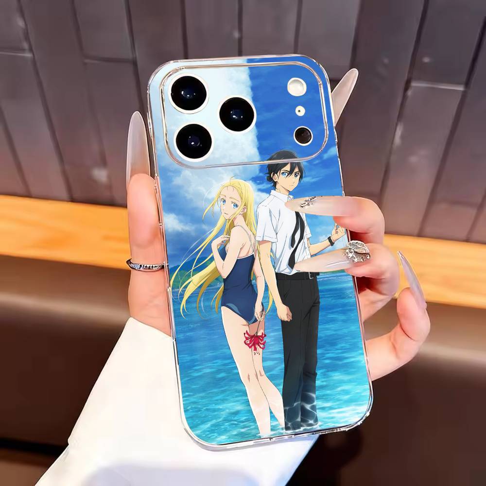 Summer Time Rendering Phone Case For iPhone17,16,15,14,13,12,11 Plus,Pro Max Soft Transparent Cover