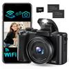 8K Digital Camera, 88 Megapixels, Sends Images To Smartphones, Retro Design, 48 Million Effective Pixels, 6-Axis Image Stabilization, Front and Rear
