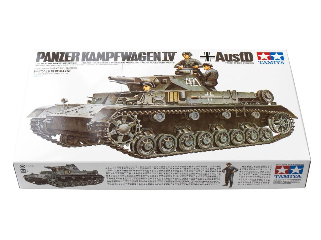 Серия Военных Миниатюр Tamiya 96 Немецкий Панцер IV D Пластиковая Модель 35096 1/35 Нет. Исполн.