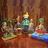 Metal Show Pieces for Home Decor | Gift Items for Showcase, TV Unit Decoration | NEW  (Rajasthani Sardar Musicans - Set of 3)