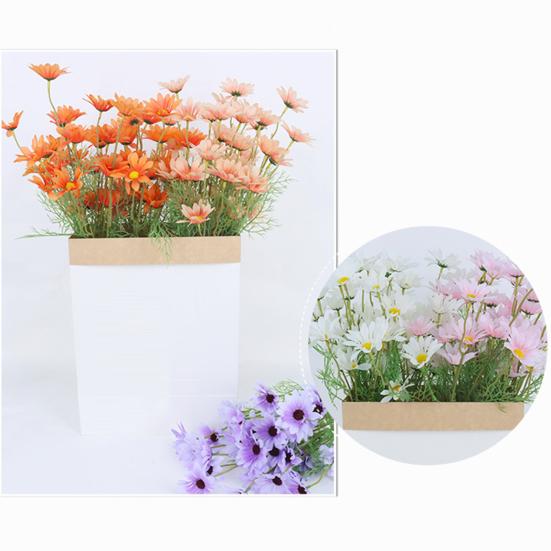 1 шт. поддельный цветок 5 головок яркие красочные специальные широкое применение искусственный цветок для стола