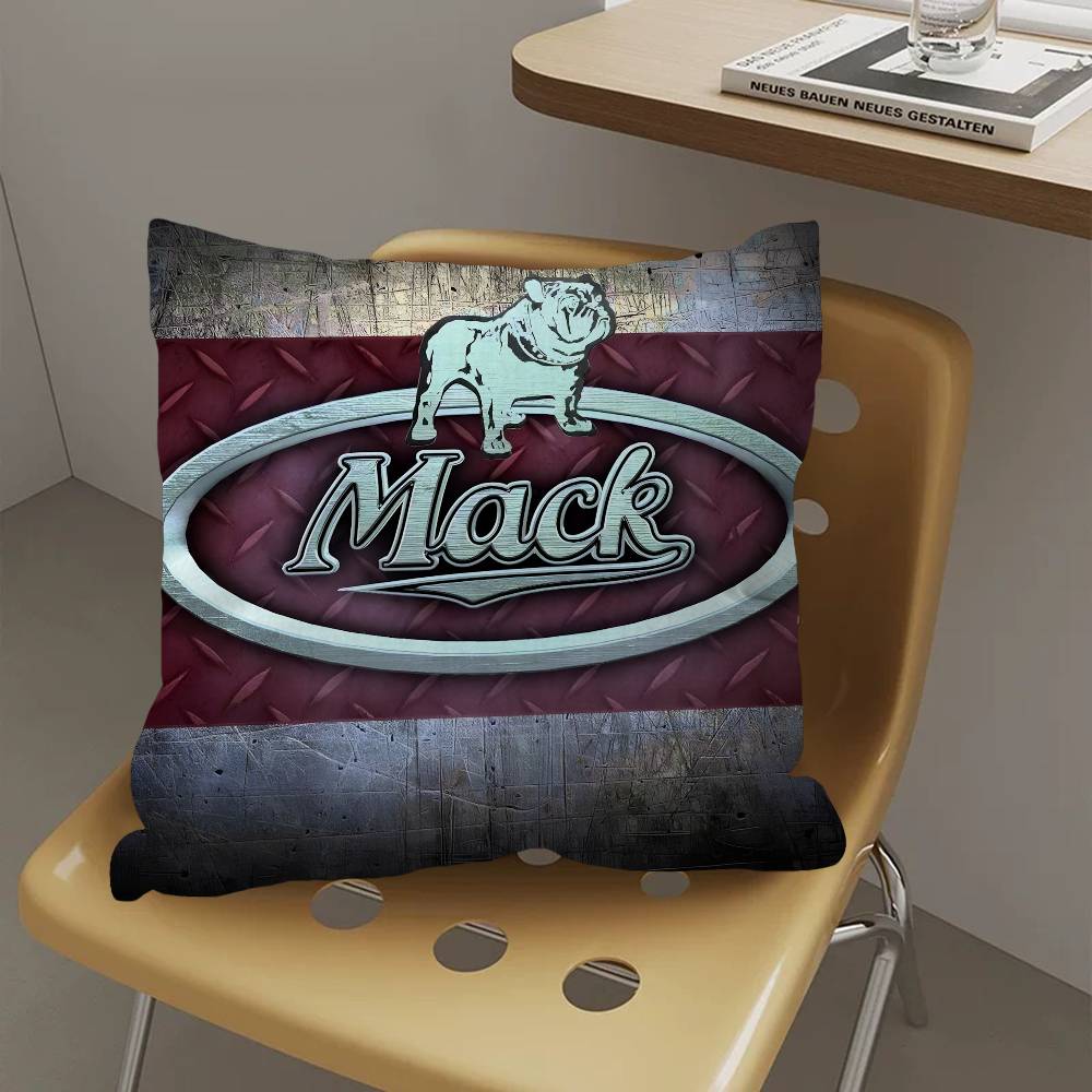 Подушка с логотипом T-Truck Car M-MACKs, Аниме-подушка, Подушка для изголовья дивана-кровати, Наволочка, Чехол для подушки 45x45 см, Модная