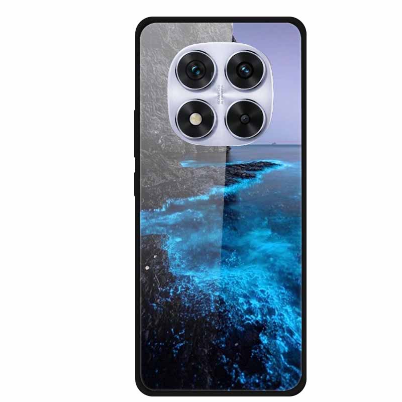 Жесткий чехол-книжка для Xiaomi Redmi Note 14 Pro 5G, чехол с мягким бампером, чехол из закаленного стекла для Redmi Note 14 Pro 4G, чехол Note14 Pro