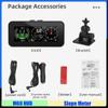 New M50 Slope Meter Display GPS+BDS Dual System Head Up Display M60 HUD Intelligent Inclinometer Off-road 4X4 Car HUD