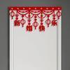 Нетканый подвесной баннер в китайском стиле, настенный подвесной декор для дверей, штор