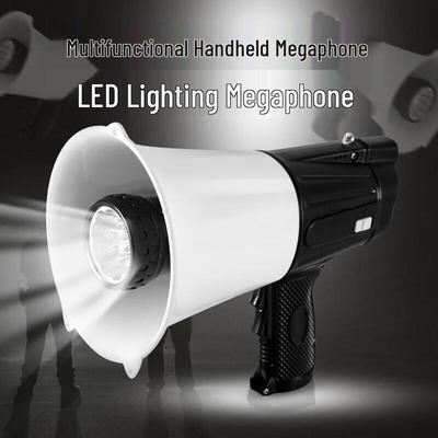 Ручной мегафон Thunder King CR-111 со светодиодом и диктофоном, штекер CN (адаптер в комплекте)