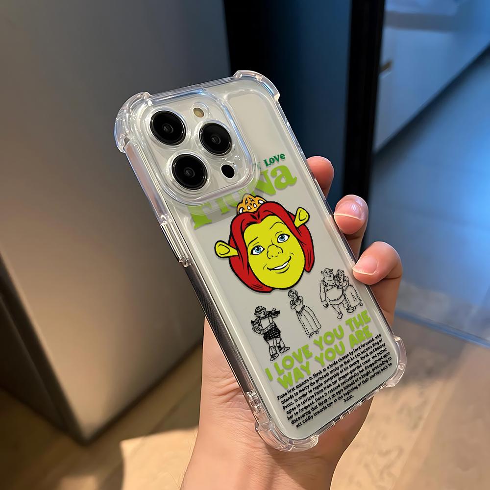 Мультяшный Забавный Новый Фильм Шрек Чехол Для Телефона Для iPhone 16e 16 15 14 13 12 11 Mini Pro Max X XR XSMax 7 8 Plus Противоударный Чехол