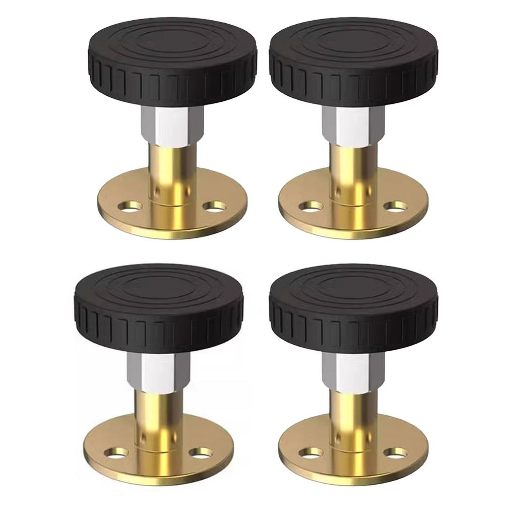 4pcs Adjustable Furniture Legs Threaded Bed Frame Anti-Shake Headboard Stoppers Fixer Punch-Free Furniture Fixed Accessories