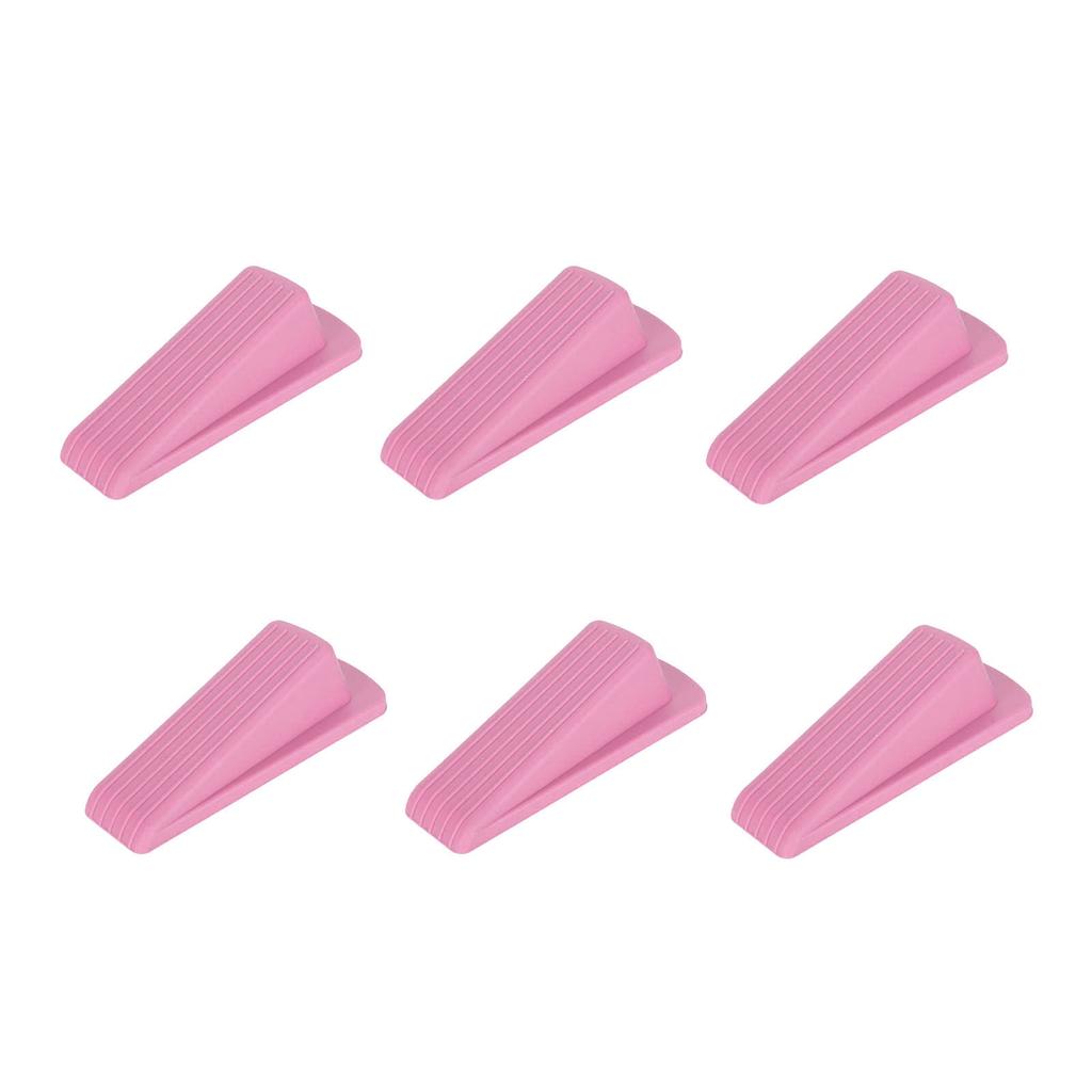 6 шт. дверных стопоров, толстые, гибкие, штабелируемые, прочные, TPR, антидеформационные дверные клинья для 1,2 дюйма
