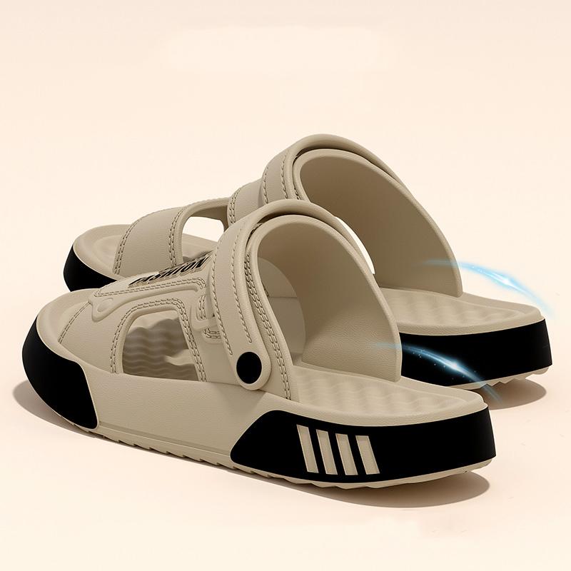 Мужские тапочки летние EVA мягкая подошва платформа шлепанцы сандалии для дома улицы ходьбы пляжная обувь вьетнамки мужская домашняя обувь