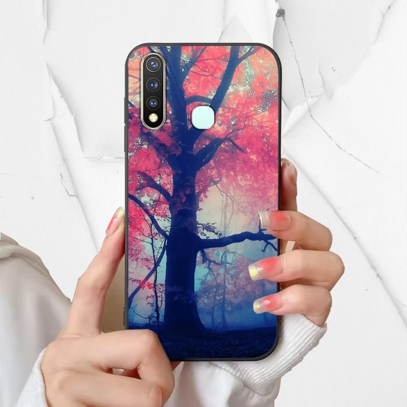 Чехол Для Vivo Y19 Y 19 Чехол Силиконовый Мягкий ТПУ Чехол Для Телефона Для Vivo Y19 1915 VIVOY19 Funda Capa Модный Ударопрочный Корпус Coque