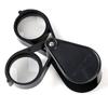 Портативный двойной карманный ручной диаметр линзы для ювелирных изделий точная подлинность ювелирных изделий портативная лупа FMTPLOP80532 лупа, 10-20-кратный увеличительный объектив, линза,