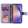 For Samsung Galaxy A55 5G Case Floral Pattern PU Leather Wallet Stand Phone Cover